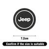 Dla Jeep 1/2 szt. Silikonowy Podstawka pod Kubek Samochodowy Butelka Antypoślizgowa Mata Antypoślizgowa Dla Jeep JK Patriot Liberty Renegade Hawk C