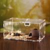 Reptiles Feeding Box Breeding Cases Portable Acrylic Terrarium Clear Insect Habitat for Mini Lizards Pet Centipedes