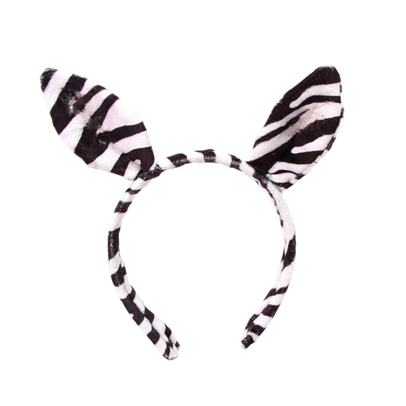 

Halloween Zebras Ear Headbands Cosplay Zebras Ear Headwear Hairbands Headwear Halloween Hairbands Birthday Party