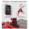 Aluminum Bike Phone Holder 360 Degree Rotating Adjustable Anti Slip Cycle Bicycle Handlebar Phone Mount Holder Stand
