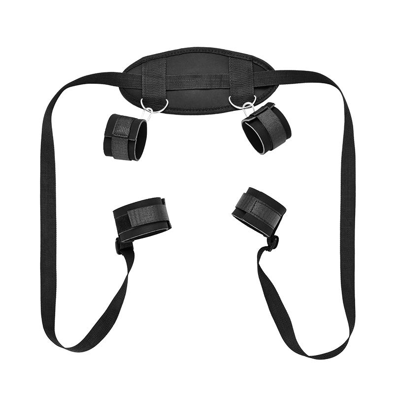 Bdsm Sex Bed Bondage Restraints Kit Straps Set Sex Ties for Ankles Wrists Handcuffs Set for Adults Bedroom