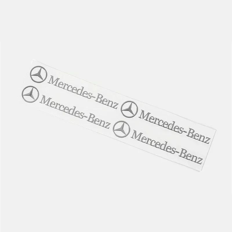 

For Mercedes benz A C E S Class CLA CLS W212 W213 W204 W205 Accessories Car Metal Emblem Wiper Stickers Reflective Decor Decals