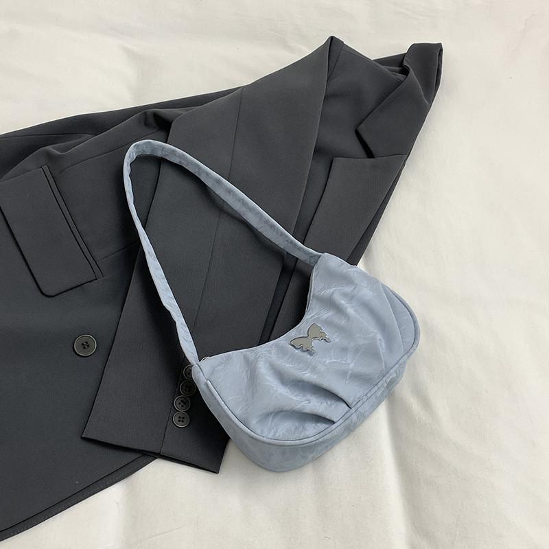 Chic And Minimalist Fall Commuter Crescent Shoulder Bag For Women In Four Colors