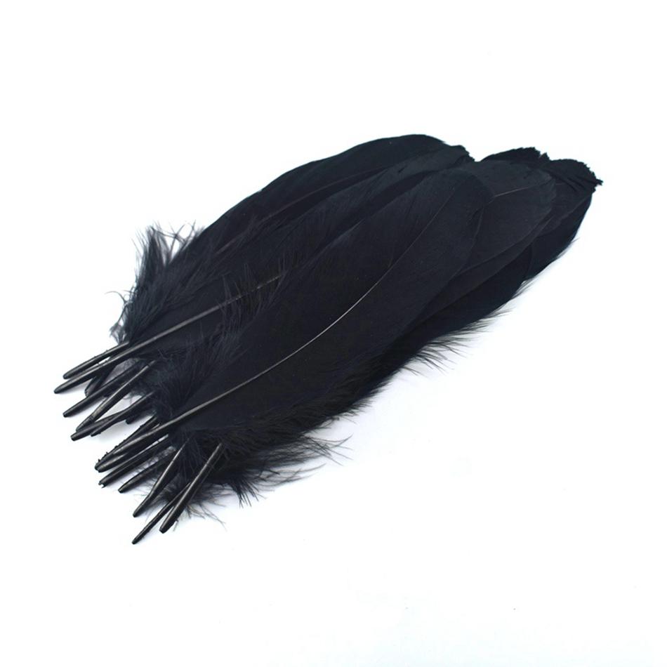 50Pcs Natural Goose Feathers Plume Craft DIY Royal Blue Feather Wedding Party Plumas Jewelry Making Decor Accessories 13-18CM