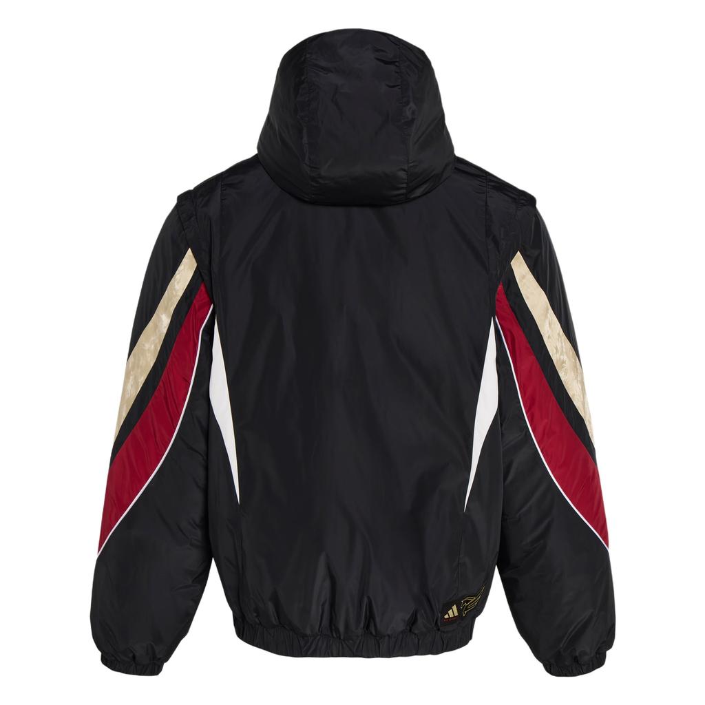 Adidas Basketball FW25 Year Of The Horse Limited CNY New Year Removable Comfortable Loose Sports Hooded Long Sleeve Cotton Jacket Men jackets KS3171