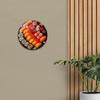 Aluminum Metal Sign Faux Resin Painting Round Decorative Sign Living Room Decoration Boys Gifts Japanese Sushi Themed Decoration