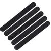 5pcs Sanding Nail File Double Sided Round Head Nail File Salon Nail Art Tool Black
