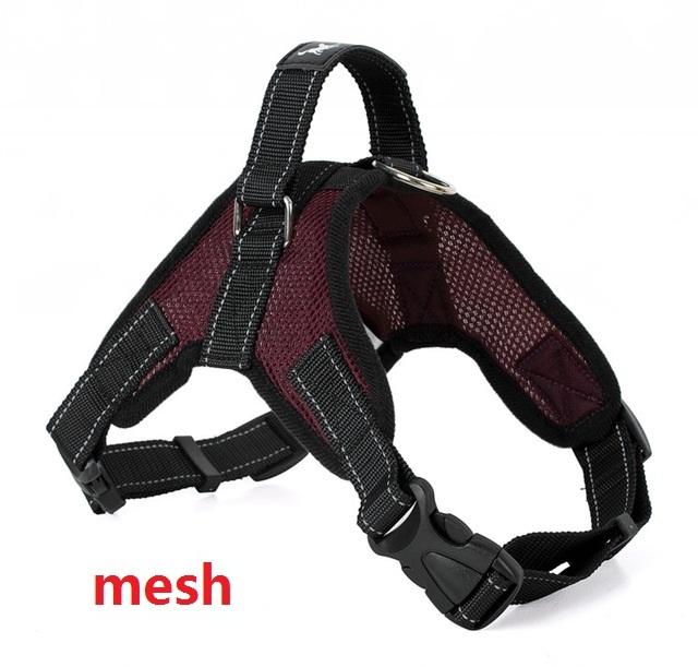 Classic Adjustable Reflective Pet Puppy Large Dog Harness for Small Medium Large Dogs Animals Pet Walking Hand Strap Dog Supplies