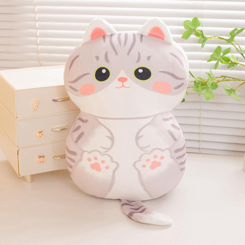 Cute Soft Cat Hand Warmer Pillow Plush Toy Doll Cat Doll Girl Lunch Break Pillow Rag Doll
