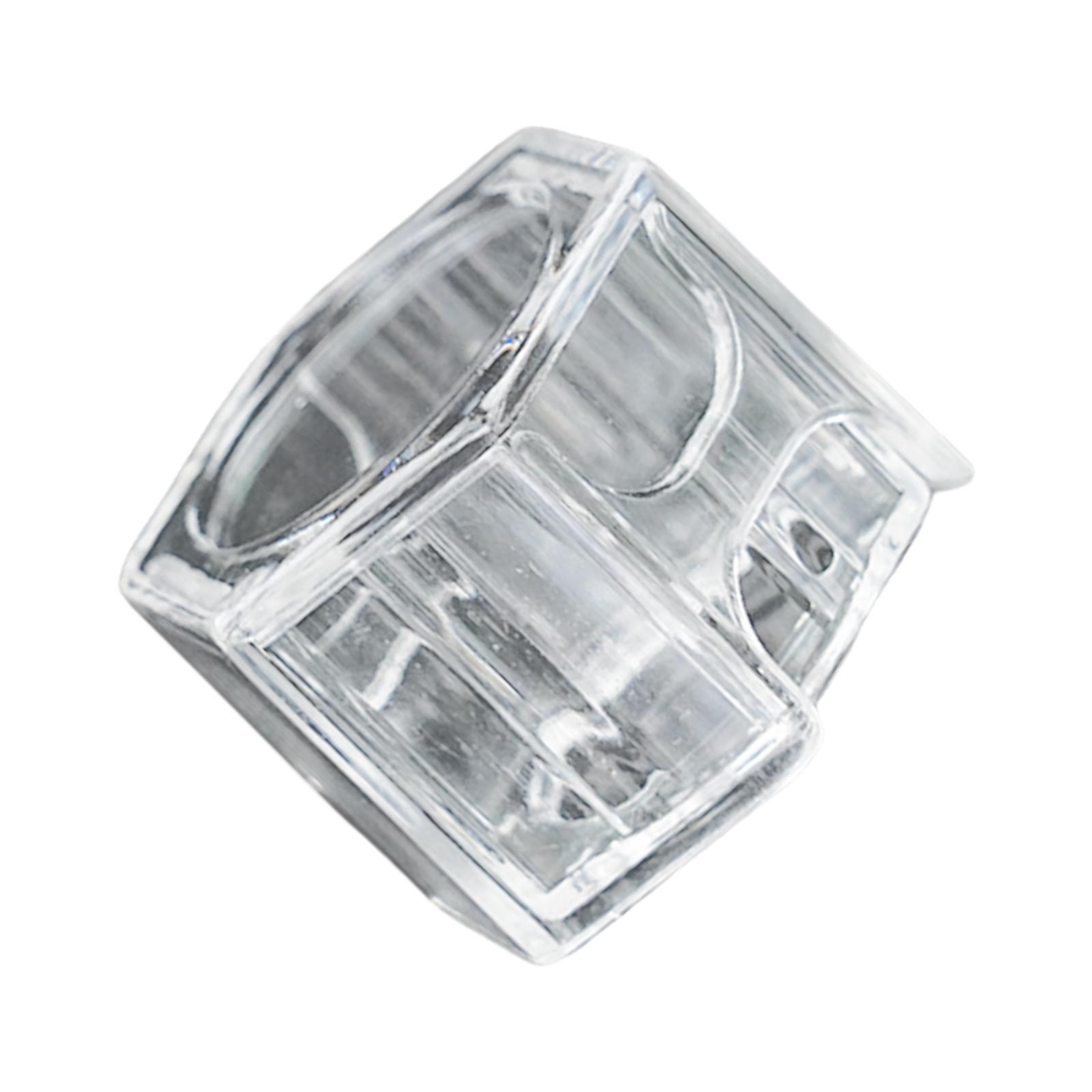 

Акриловый противообрастающий мел для бильярда, порошок, коробка, прозрачный кейс для хранения мела для бильярда, портативная коробка для хранения и защиты мела B