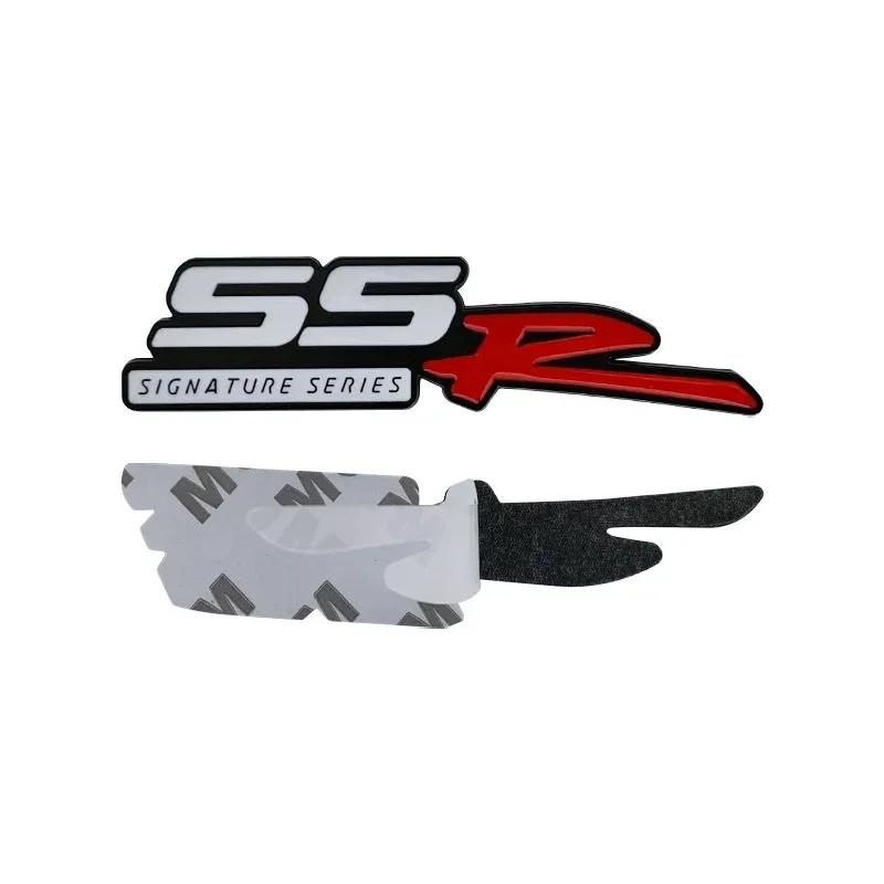3d Metal SSR Logo Car Rear Trunk Fender Emblem Badge Sticker Decals for Chevrolet SS R Accessories