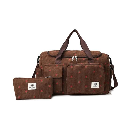 Strawberry Travel Carryall Large Capacity Wet And Dry Separation Duffel Bag Crossbody Gym Bag with Shoes Compartment for Fitness Weekender