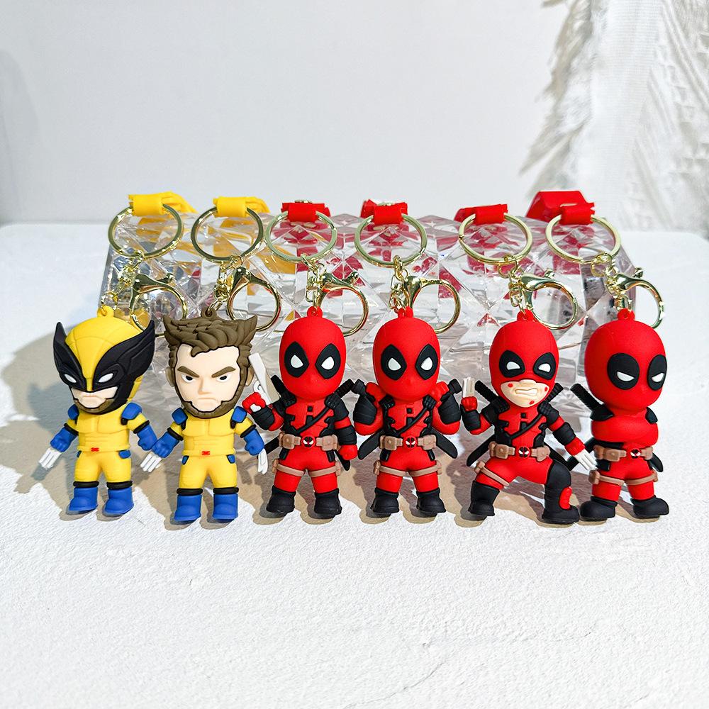 Nuovo Ciondolo Portachiavi in Silicone per Bambola Deadpool, Cordino da Auto per Zaino Scolastico, Regalo