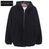 NONSAPIENS Good condition NONSAPIENS wool blend ROLL [OFC-29] hoodie jacket zip-up men's black size 3 Jacket 36 blackUsed