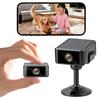 ZHTNC WiFi Mini Camera, Smartphone Connectivity, 4K Real-Time Monitoring, Remote Control, Night Vision, Indoor Wireless Security Camera, Battery Opera