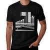 T-shirt Brutalismo Architettonico Manica Corta Sportiva Cotone