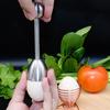 Stainless Steel Egg Opener Cracker Topper Separator Remover for Family Breakfast Egg