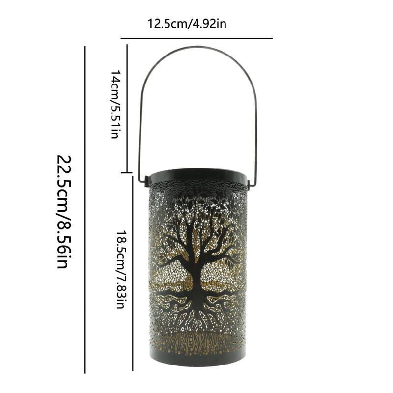 Solar Wrought Iron Decorative Projection Light