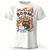 Angry Cat At Work Pure Cotton Tshirt for Men Street Casual Sports Short Sleeved Shirt Women Fashionable Comfortable Casual Top