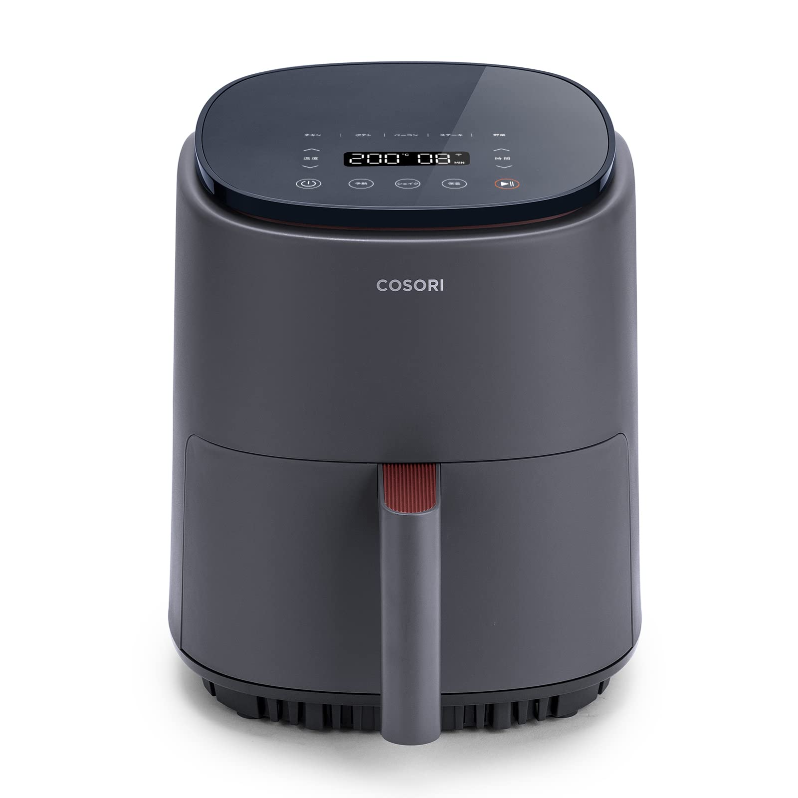 

Фритюрница COSORI Air Fryer Oil Electric Fried Жареная без масла LED Touch Keep Warm Reheat Overheat Синий Серый 3.8L [97% Cut] Фритюрница, Еда, Картофель, Курица,