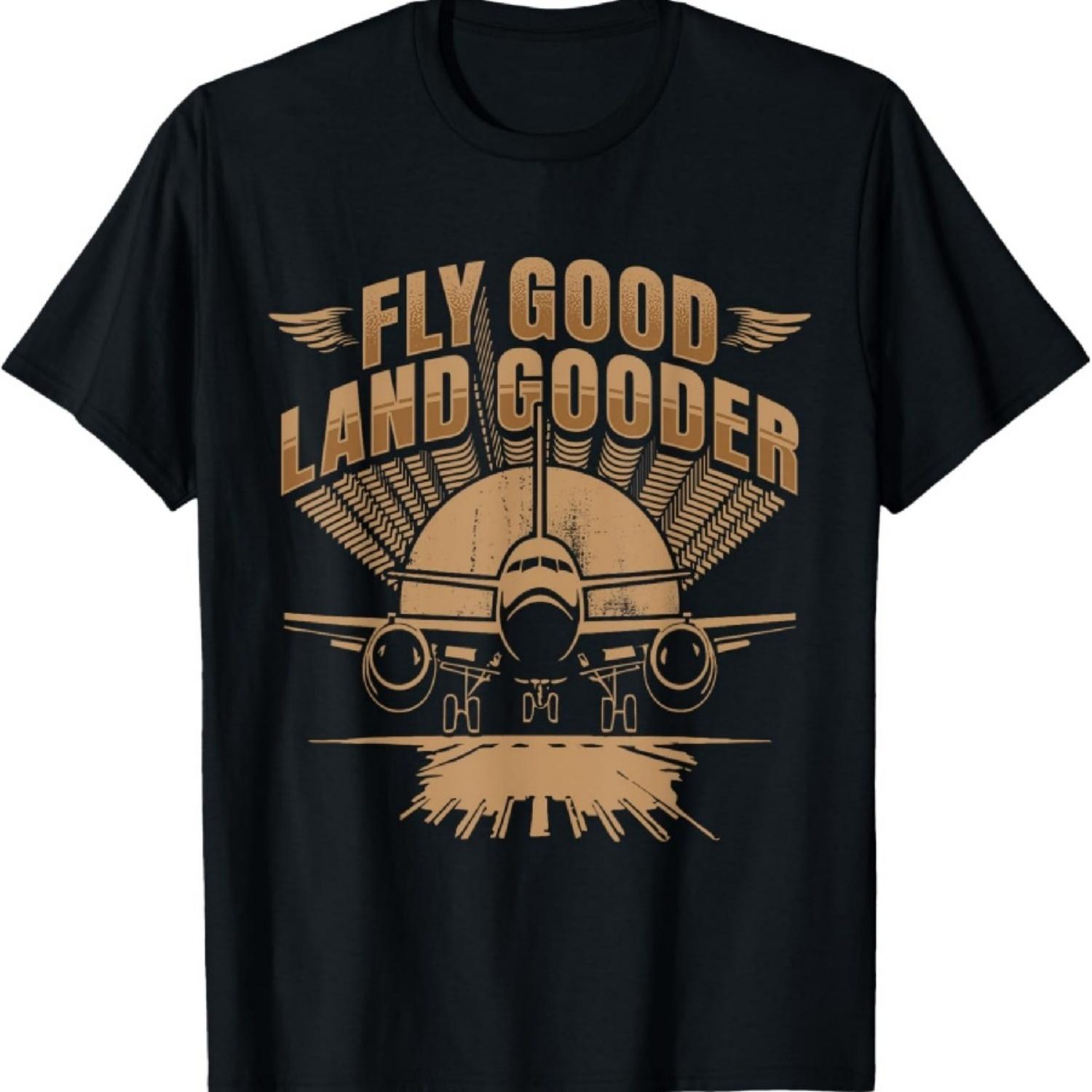 

Fly Good Land Gooder T-Shirt XXXXXL чёрный