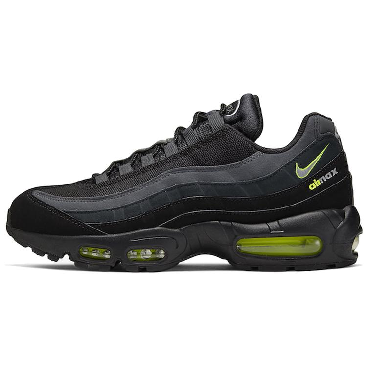 New Nike Air Max 95 Retro Logo Black Grey Volt CV1635-002