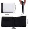 Sublimation Blanks Wallet PU Leather Wallet for Women Men DIY Gift Multi Card Holder Wallet