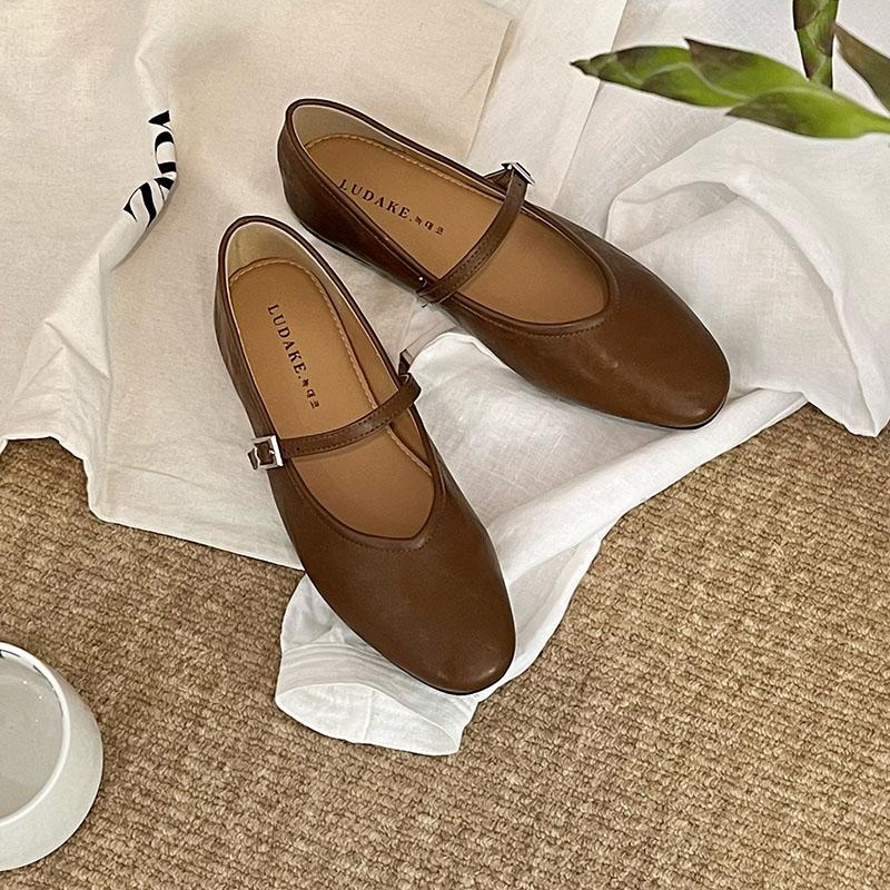 Fashion Female Shallow Ladies Mary Janes Flats Shoes Casual Footwear Soft Fashion Round Toe Women Ballet Flats Shoes
