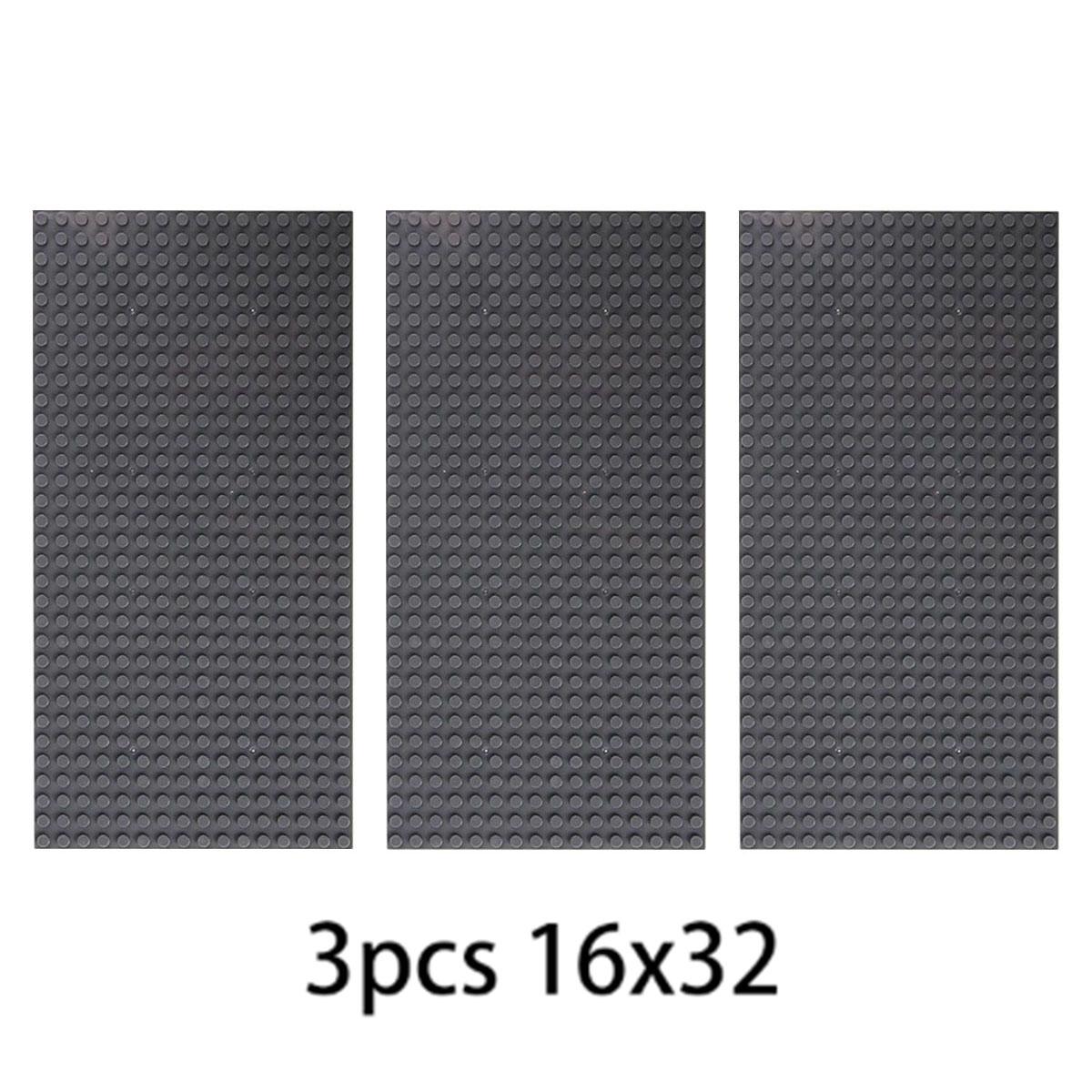 

3pcs16x32 children bricks toy Baseplate Classic Constructing Blocks BASE PLATE BUILDING 3pcs