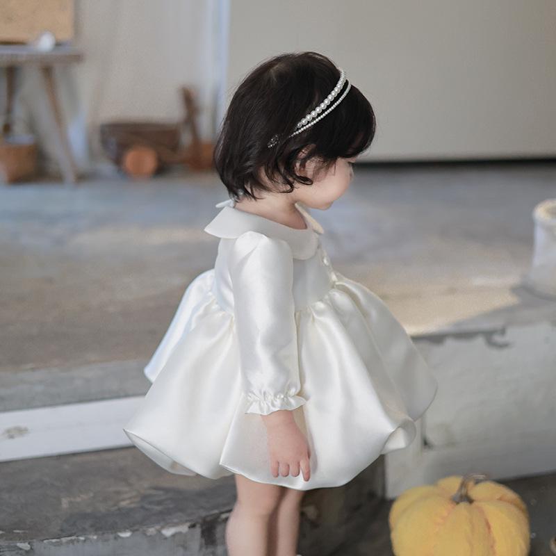 High-End Princess Birthday Dress - Puffy Cake Skirt for Girls