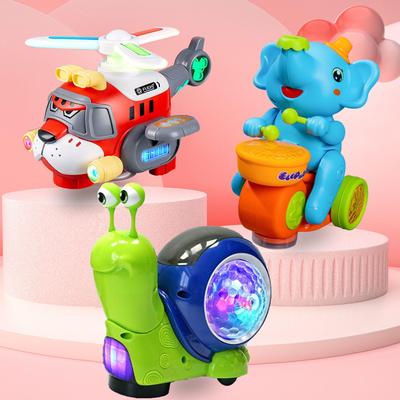 Transparentes Leuchtendes Elektro-Spielzeugauto: Musik & Ausrüstung für Kinder