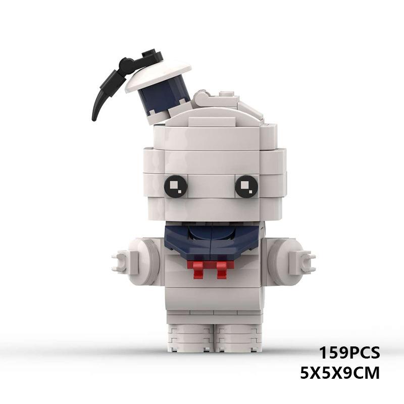 

Ghostbusters Ecto-1 Brickheadz Модель Строительные Блоки Создатели MOC Фильм Транспортные Средства Кирпичи DIY Образование Игрушки для Детей