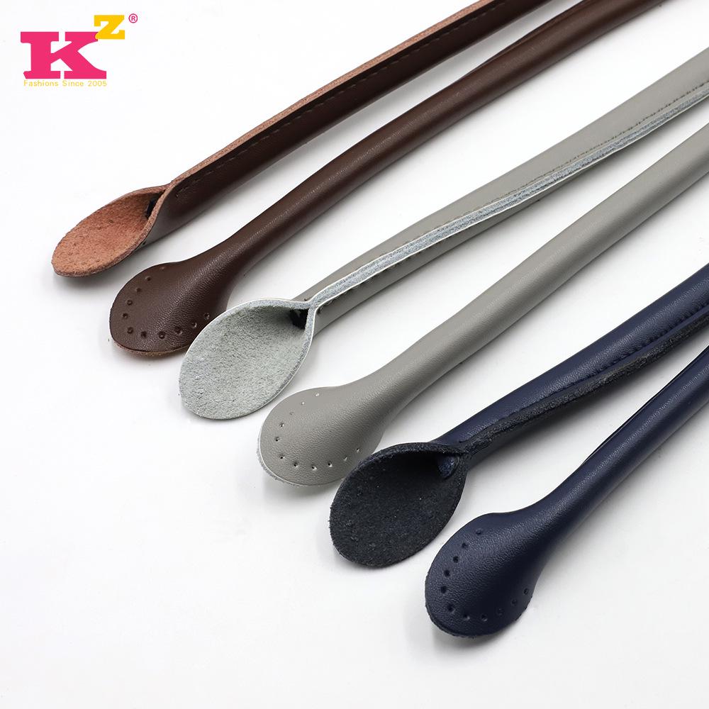 Premium Leder Taschenriemen & Zubehör - 60cm Rindsleder Runder Henkelriemen