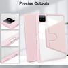 Funda For Xiaomi Pad 8 Mi Pad 8 Pro Case 11.2 inch 360 Rotating Acrylic Back For POCO Pad X1 Tablet Cover With Pencil Holder