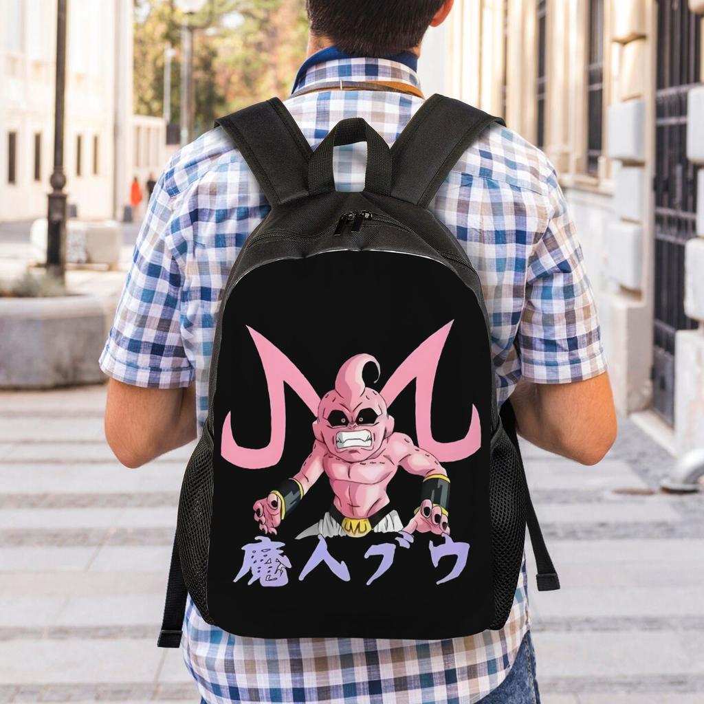 Dragon Ball Majin Buu Anime Backpack for Men Women Teenage Student Business Daypack  Laptop Computer Canvas Bags Outdoor