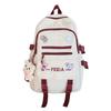 Fashion junior high school students schoolbag large capacity backpack fashion flow crossbody backpack