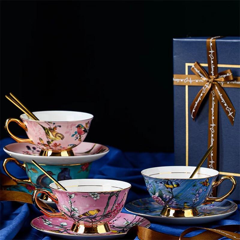 Peach Garden Luxury Ceramic British Afternoon Tea Set