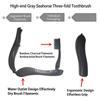 2Pcs Folding Toothbrush Set for Travel Camping Hiking Portable Compact Size Outdoor Essential