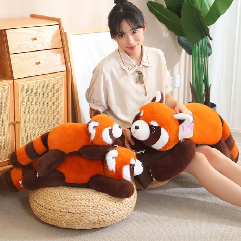 Adorable Raccoon Plush Toy Soft Stuffed Animal Cuddly 25cm To 80cm For Children