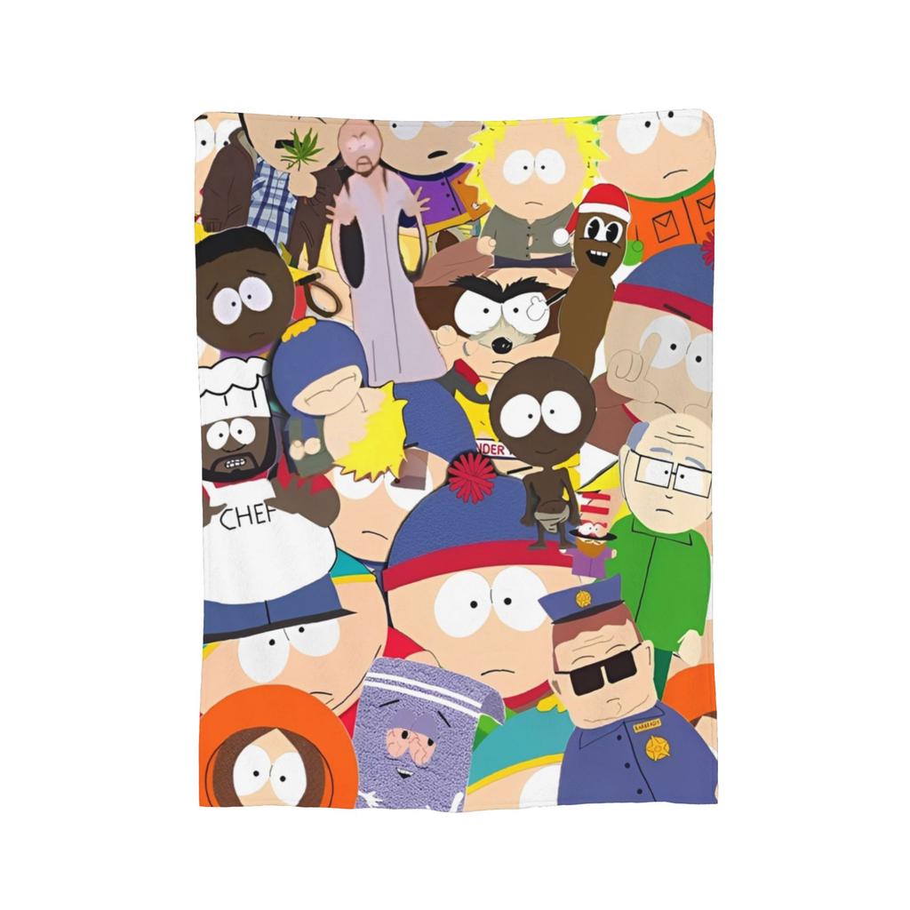 Souths Parks Towelie Blanket Plush Throw Blanket Bedroom Sofa Decoration Ultra-Soft Warm Bedspreads,