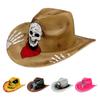 Halloween Hat Party Hand-painted Colorful Dance Performance Halloween Proms Christmas Cowboy Hats