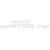 VidaXL Garden Lounge Set with Cushions 6 Pcs, Sofa with Backrest, Furniture Set with Coffee Table Patio Terrace, 3186124