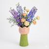 Vase tulipe en porcelaine 9 x 18 cm rose
