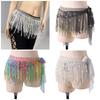 Bellydance Waist Belt Sparkling Belly Dance Waist Scarf Skirt Wrap Scarf