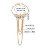 Elegant Butterfly Arm Bracelet Adjustable Open Arm Cuff Bangle Tassels Armband