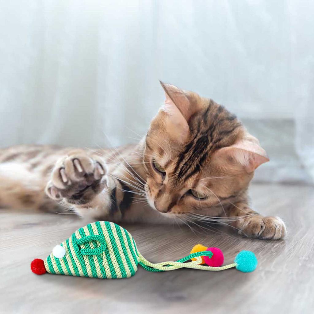 Toy Interactive Teething Simulation Mouse Nylon -resistant Pet Toy