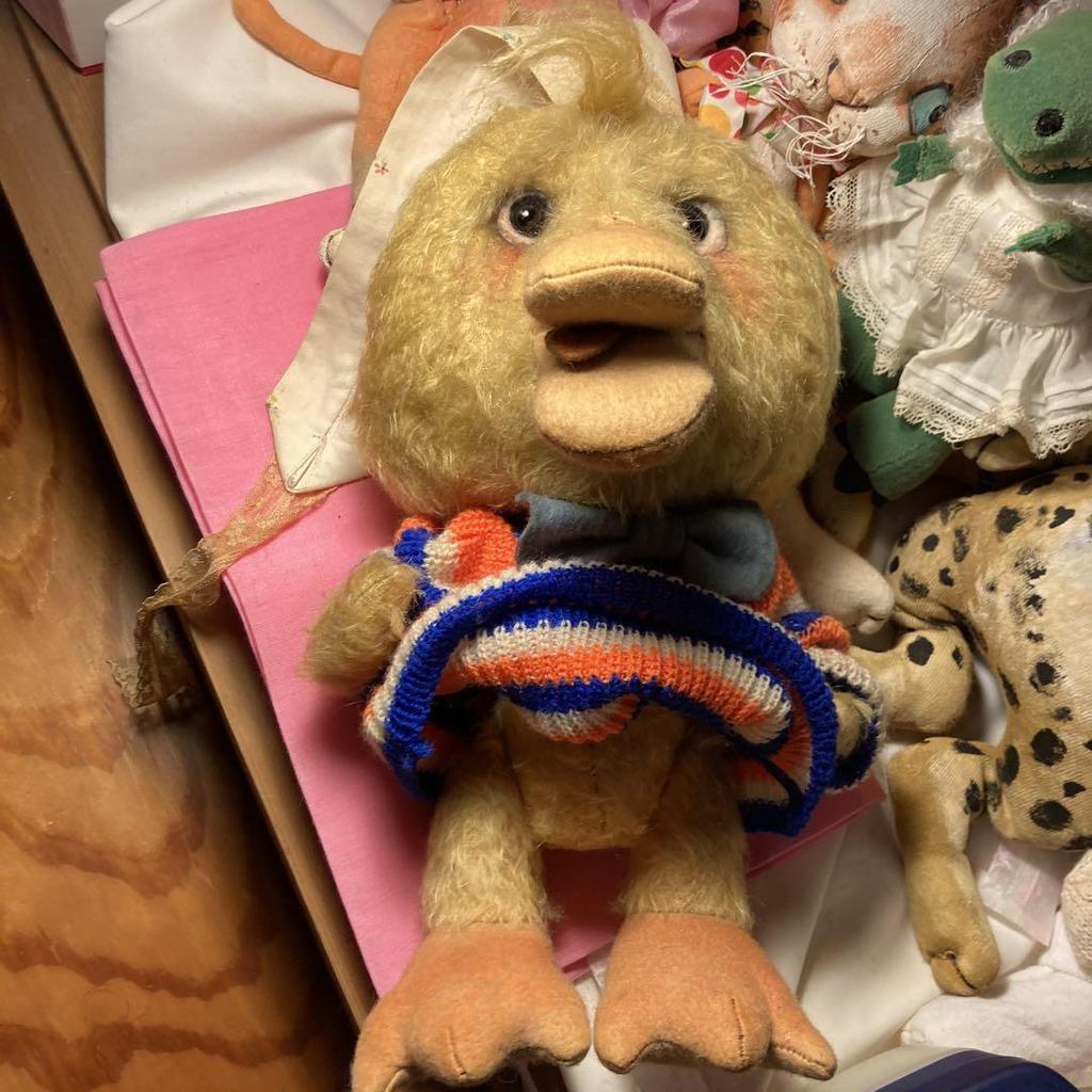 [USED] Teddy Bear, Artist Bear, Duck, Ooak, Foreign Artist Bear, Chick
