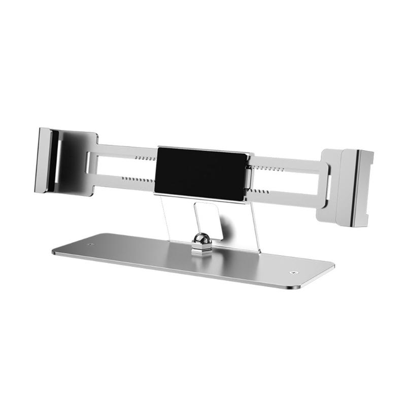 Aluminum Anti Theft Laptop Display Stand With Security Lock and Key Laptop Holder Bracket Tablet PC Holder Accessories серебряный