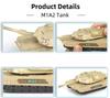 1:72 Creative Military Series Amercian M1A2 Main Battle Tank Model Building Blocks DIY Assembled Bricks Toys For Boys Xmas Gifts