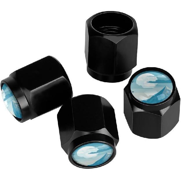 

Funny Pink Pig Flowers Tire Valve Stem Caps, Aluminum Black Stem Tire Valve Caps Universal Stem Covers for Cars, SUVs, Trucks, Bikes, Motorcycles, Multicolor1